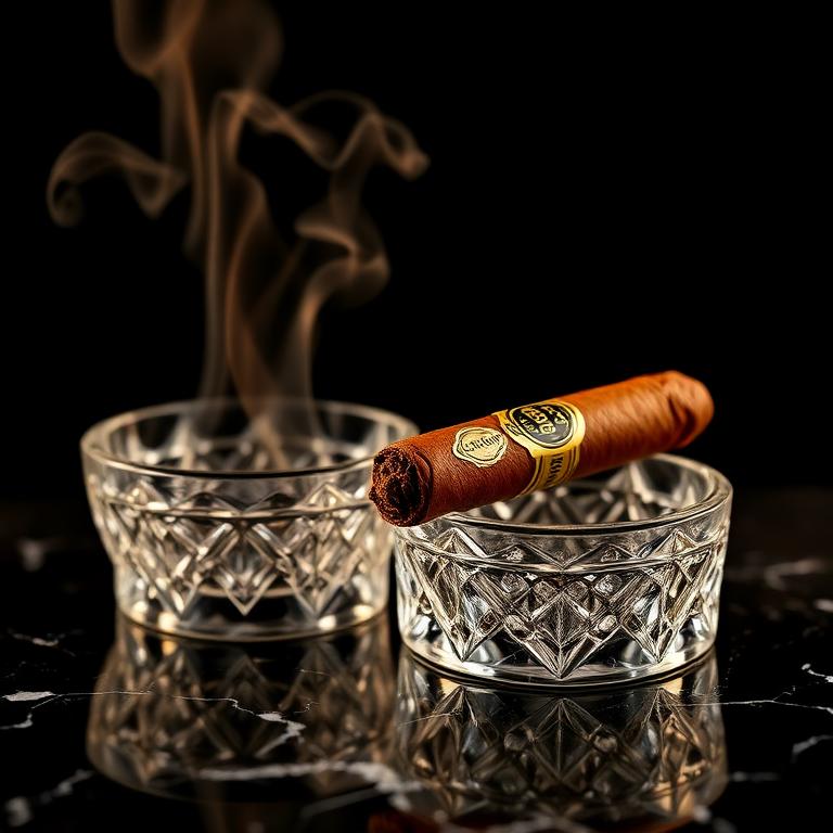 A long premium Churchill cigar